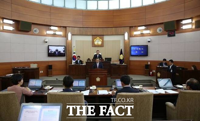 봉화군의회 회의 모습. /봉화군 제공