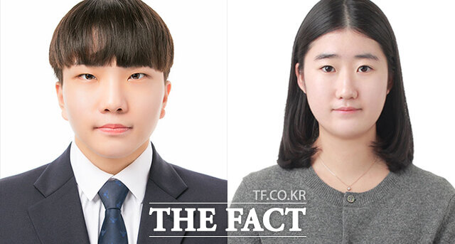 원광대학교 교육학과 문건우(왼쪽)·오가영 학생. /원광대