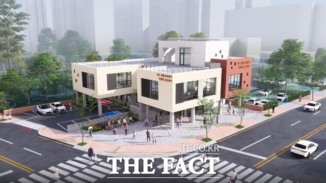 일곡생활문화센터 및 다함께돌봄센터 조감도. /광주 북구