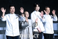  정호영-선재스님-손종원-후덕죽 '백셰프의 여유' [포토]