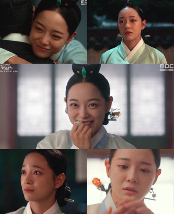 김세정이 '이강에는 달이 흐른다'에서 부보상 박달이, 세자빈 강연월, 세자의 영혼이 뒤바뀐 달이 역까지 전혀 다른 세 인물을 오갔다. /MBC