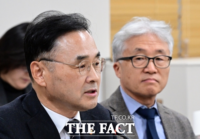 국가교육위원회는 18일 정부서울청사에서 회의를 열고 고교학점제 관련 행정예고(안)을 보고했다. 사진은 차정인 국가교육위원장./임영무 기자