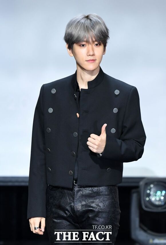 가수 백현(사진)의 소속사 INB100이 소속 가수를 대상으로 한 허위 사실 유포 및 악성 게시글에 법적 대응을 진행했다. /더팩트 DB