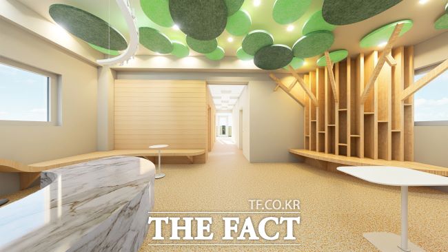 광명시 청소년상담복지센터 실내 투시도. /광명시