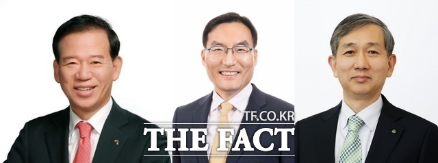 제7대 금융투자협회 회장을 선출하기 위한 투표가 18일 실시된다. 왼쪽부터 서유석 금투협 현 회장, 이현승 KB자산운용 전 대표, 황성엽 신영증권 대표/각 사 제공