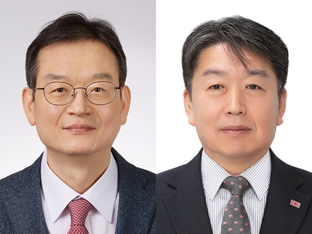 태광그룹은 2026년 계열사 대표 인사를 단행하고 김대현 흥국생명 대표(왼쪽)를 흥국화재 대표로, 김형표 흥국생명 경영기획실장을 흥국생명 대표로 내정했다. /태광그룹