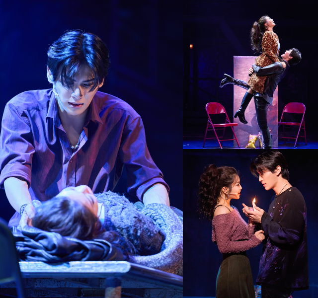 유태양은 절망 속에서도 자신이 남길 단 하나의 노래를 갈망하며 고뇌하는 로저 역을 맡아 열연을 펼치고 있다. 신시컴퍼니