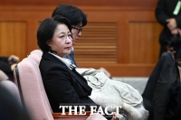  조지호 탄핵심판 선고 참석한 추미애 법사위원장 [포토]