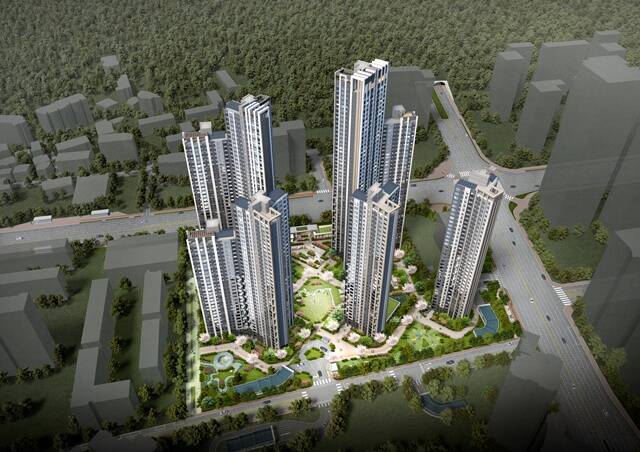 도곡개포한신 아파트가 792세대 단지로 재건축된다. /서울시