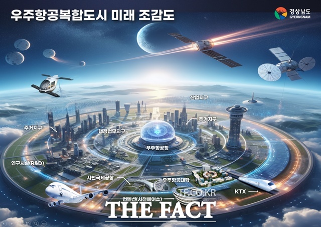 우주항공복합도시 미래조감도 /사천시