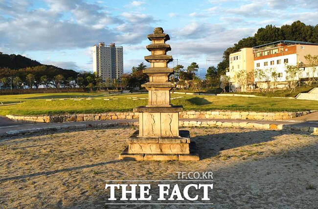 예천 개심사지 오층 석탑. /예천군