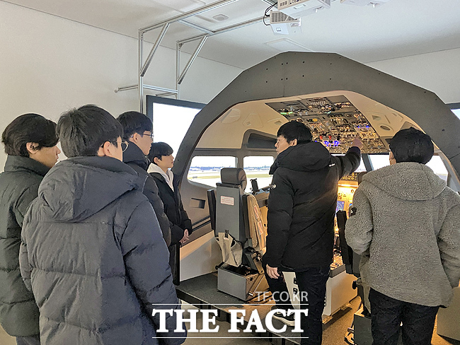 경북전문대가 영주중 학생 대상 진로체험DAY를 진행하고 있다. /경북전문대