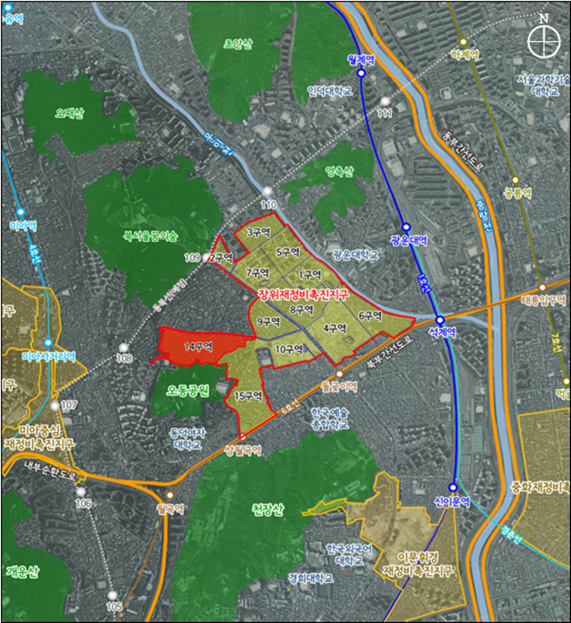 서울시는 지난 19일 열린 제10차 도시재정비위원회에서 장위14구역 재정비촉진계획 변경 및 경관심의(안)을 수정 가결했다고 21일 밝혔다. /서울시