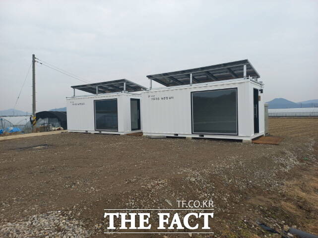 부여군 기후 적응 농촌형 쉼터. /부여군