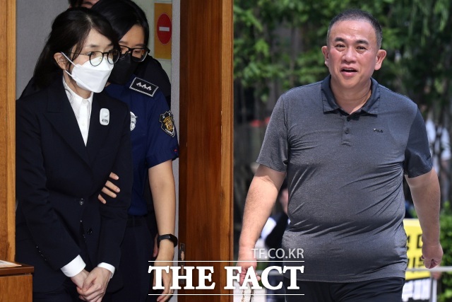 윤 전 대통령 부부는 지난 2022년 대선 전 명 씨에게 약 2억7000만원에 달하는 여론조사 결과를 제공받은 혐의를 받는다. 김 여사는 이미 이 혐의로 재판에 넘겨진 상태다. /이새롬 기자