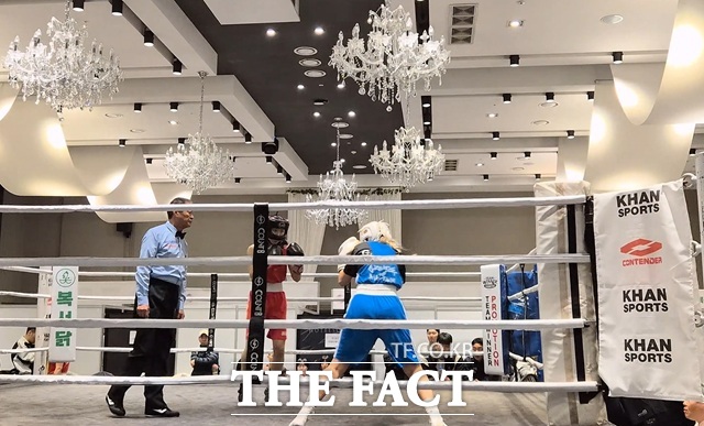 21일 오승혁의 현장은 경기도 안산 호텔 스퀘어에서 열린 여성 생활체육 복싱 대회 겸 한국 투기 종목 박람회를 찾아 여성 생활체육의 미래를 취재했다. /경기도 안산=오승혁 기자