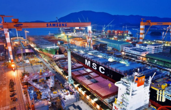 삼성중공업 거제조선소 전경. /삼성중공업
