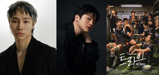 무용수 기무간, 가수 황가람, 드라마 '트라이' 출연 배우들(왼쪽부터)이 '2025 SBS 연기대상'에서 스페셜 무대를 선보인다. /SBS