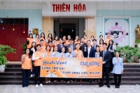  한화비전·아워홈, 공동 사회공헌…베트남 아동·청소년 시설 봉사활동