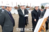  우범기 전주시장, 전주컨벤션센터 건설현장 찾아 현장 점검