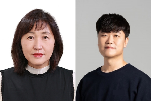 (왼쪽부터) 현대차그룹 진은숙 ICT담당 사장과 류석문 현대오토에버 대표이사