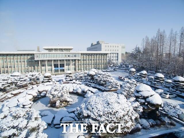 원광대 캠퍼스 설경. /원광대학교