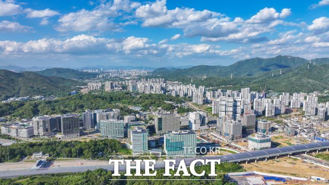 과천지식정보타운 전경 /과천시