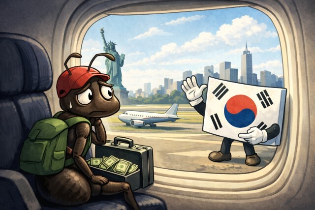 정부는 24일 해외주식을 팔고 국내주식에 장기 투자하면 세금을 깎아주겠다고 밝혔다. /챗GPT 생성 이미지