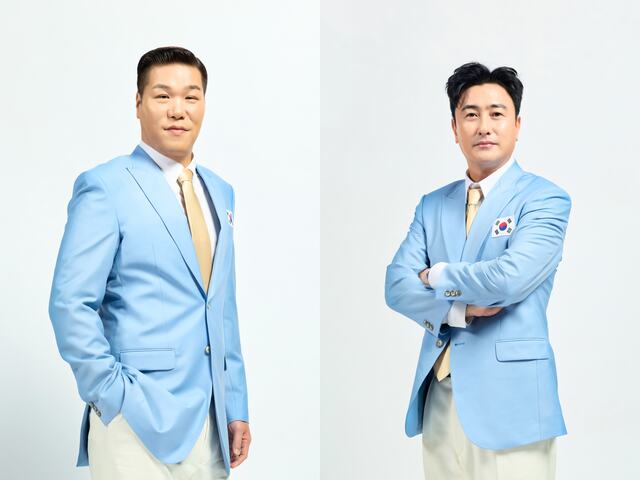 방송인 서장훈(왼쪽)과 안정환이 JTBC 신규 예능 '예스맨'에서 스포테이너 후계자를 찾는다. /JTBC
