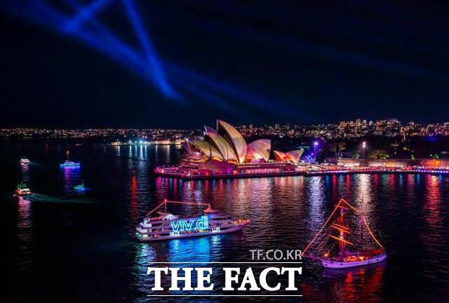 ‘비비드 시드니’는 호주 최대 규모의 빛, 음악, 음식 축제다. /호주 뉴사우스웨일스주 관광청