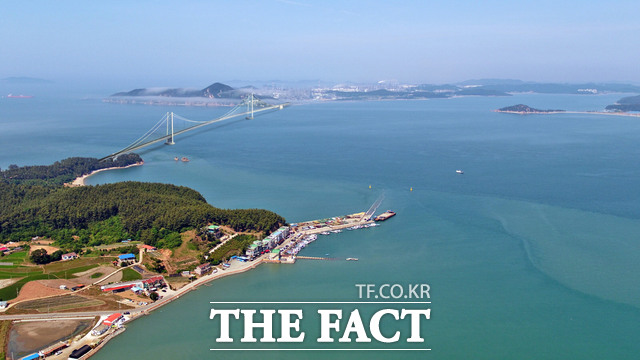 가로림만 해상교얄 예상도. /태안군