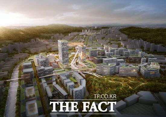 경기 남양주시의 3기 신도시인 왕숙 신도시와 핵심 자족 시설인 도시첨단산업단지의 조감도. /남양주시