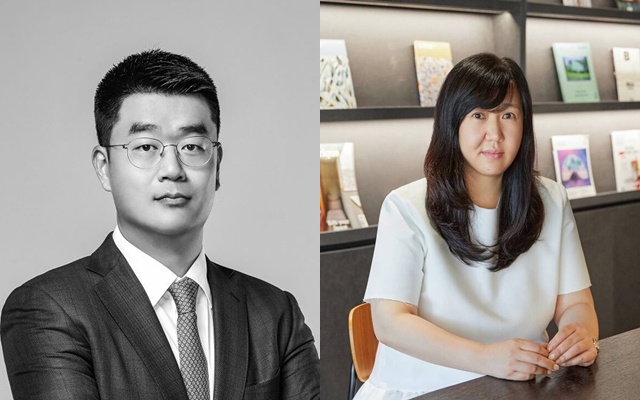 권민석(왼쪽) 아이에스동서 부회장, 이정은 DL이앤시 부사장 겸 글래드호텔앤리조트 대표는 1978년생 말띠다. /각사