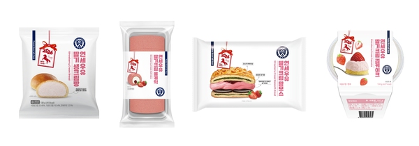 연세유업은 겨울철 대표 제철과일인 딸기를 활용해 새로운 시작에 어울리는 달콤한 디저트를 순차적으로 선보인다. /연세유업