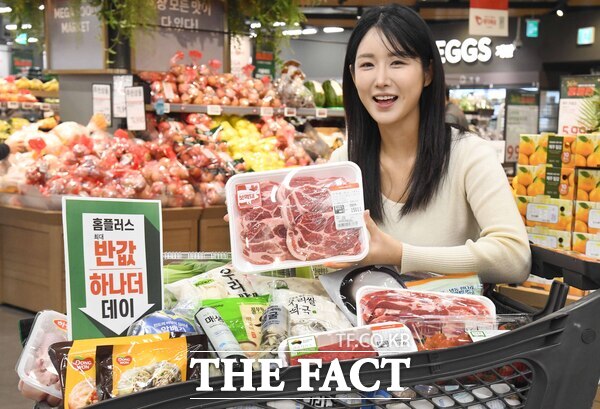 홈플러스가 다가오는 신년을 맞아 내년 1월 7일까지 '반값/하나 더 데이' 행사를 진행한다. /홈플러스