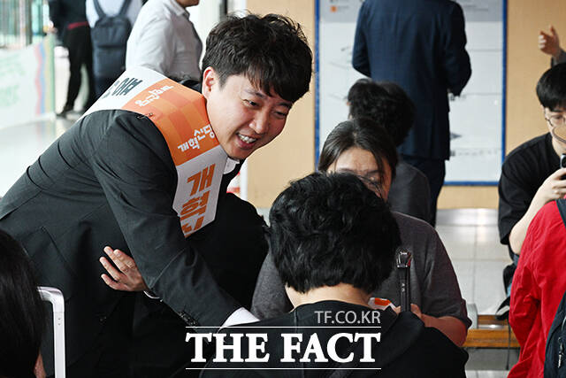 개혁신당은 6·3 지방선거에서 후보자 지원을 위한 AI 기반 통합 관리 프로그램을 도입하겠다고 밝혔다. 사진은 이준석 대표. /박헌우 기자