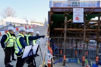  주우정 현대엔지니어링 대표, '현대테라타워 세마역' 안전점검