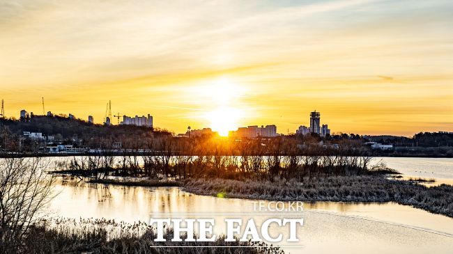 왕송호수 해맞이 행사 모습 /의왕시
