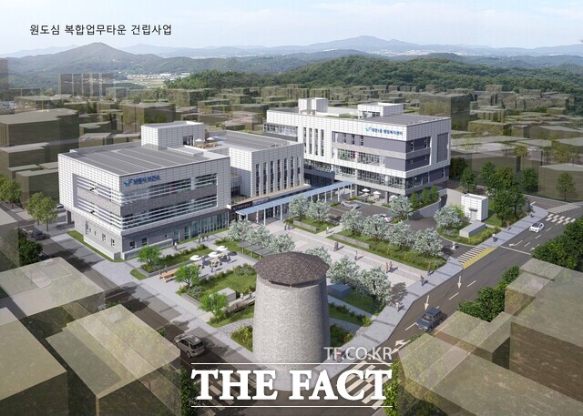 보령시 원도심 복합업무타운 조감도. /보령시