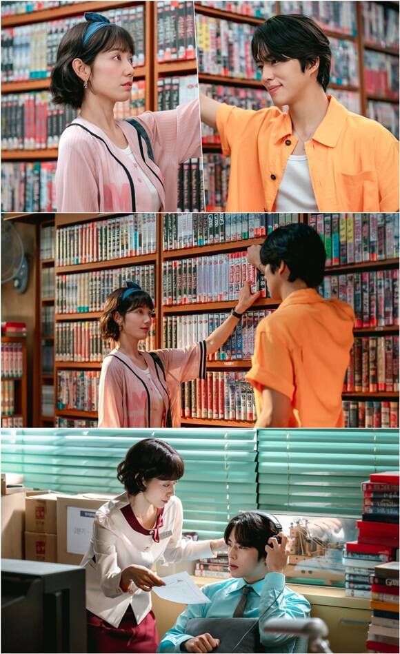 tvN 새 토일드라마 '언더커버 미쓰홍' 제작진이 박신혜와 조한결의 투샷을 담은 스틸을 공개해 이목을 끌었다. /tvN