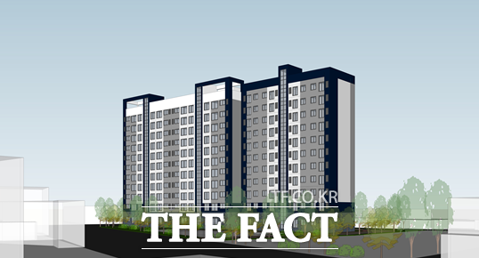 금산군 신혼청년 공공임대주택 조감도 /금산군