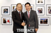  새해 맞아 MB 예방한 장동혁...