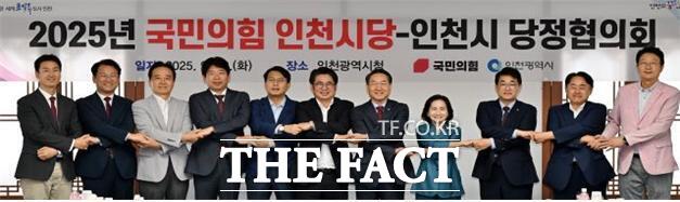 지난해 9월 국민의힘 인천시당과 인천시가 진행한 당정협의회. /인천시