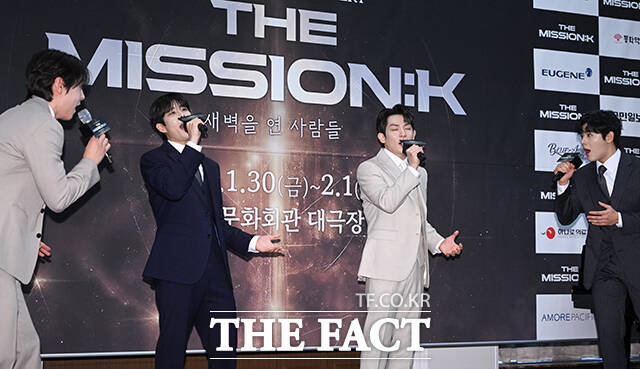 뮤지컬배우 서범석이 5일 오전 서울 중구 프레스센터에서 열린 2026 뮤지컬 콘서트 ‘더 미션:K’ 기자간담회에 참석해 무대를 선보이고 있다.