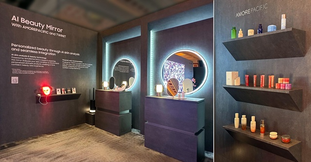 6일부터 9일(현지시간)까지 미국 네바다 주 라스베이거스에서 열리는 CES 2026에 아모레퍼시픽 부스가 마련돼 있다. /아모레퍼시픽