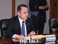  원·하청 상생협력 선포식에서 인사말하는 김희철 한화오션 대표이사 [포토]