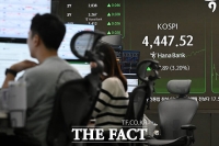  코스피 장중 4447 돌파...'계속되는 사상 최고치' [TF사진관]