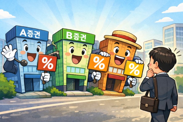 금융당국이 해외주식 현금성 이벤트 중단을 권고한 가운데, 일부 증권사들이 외화 예탁금에 최대 연 2% 이자를 내걸며 달러 자금을 붙잡는 우회 마케팅에 나선 모양새다. /챗GPT 생성 이미지