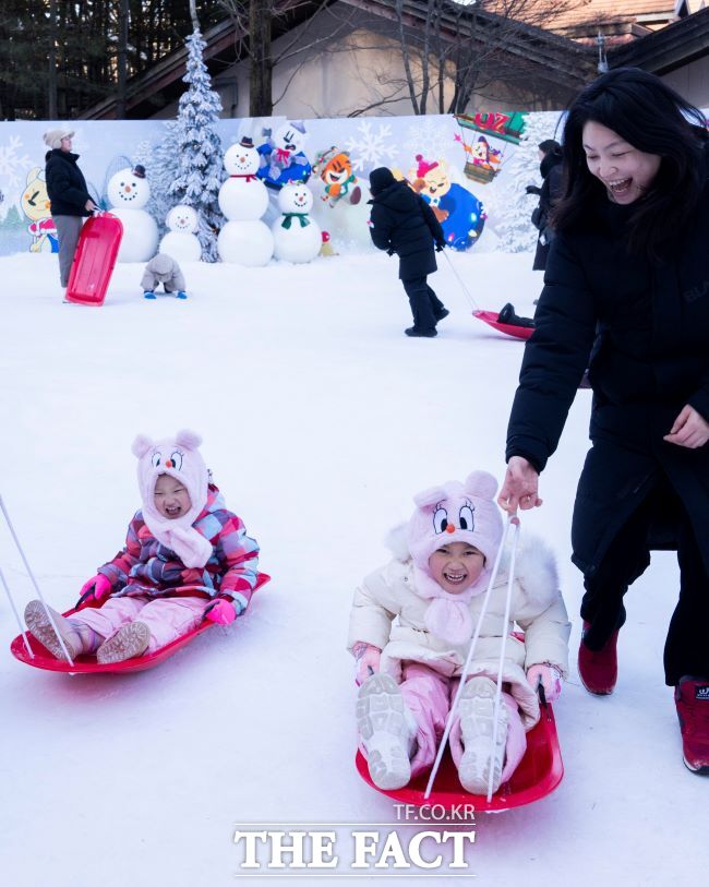 에버랜드 눈놀이터 스노우 플레이그라운드. /에버랜드