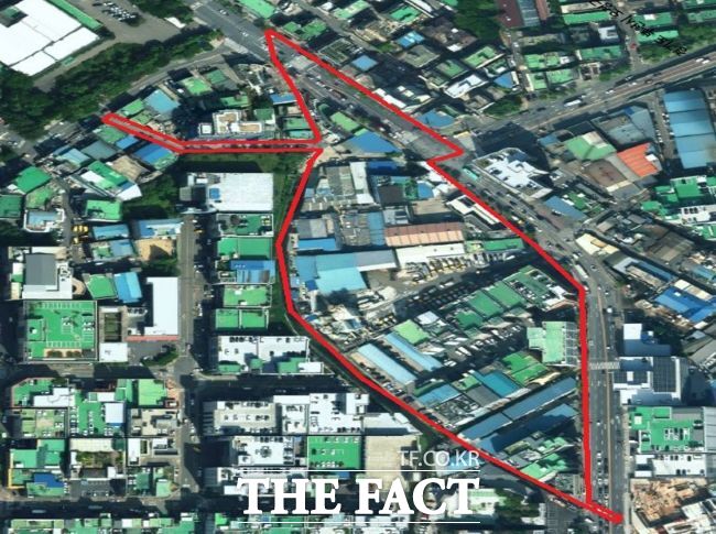 내동2지구 사업 대상지. /부천시